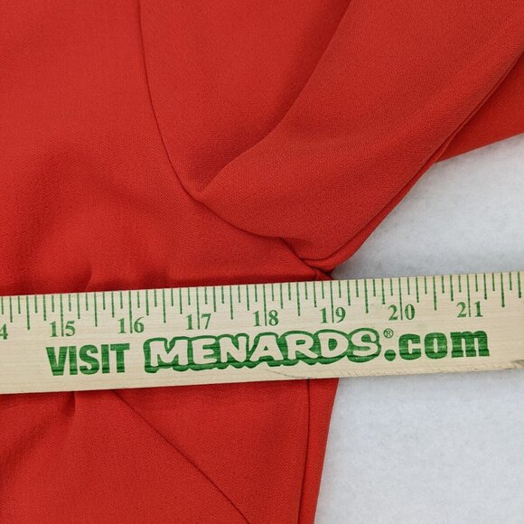 Signature by Robbie Bee Women's Dress Size 14 Orange Sheath - Picture 7 of 15